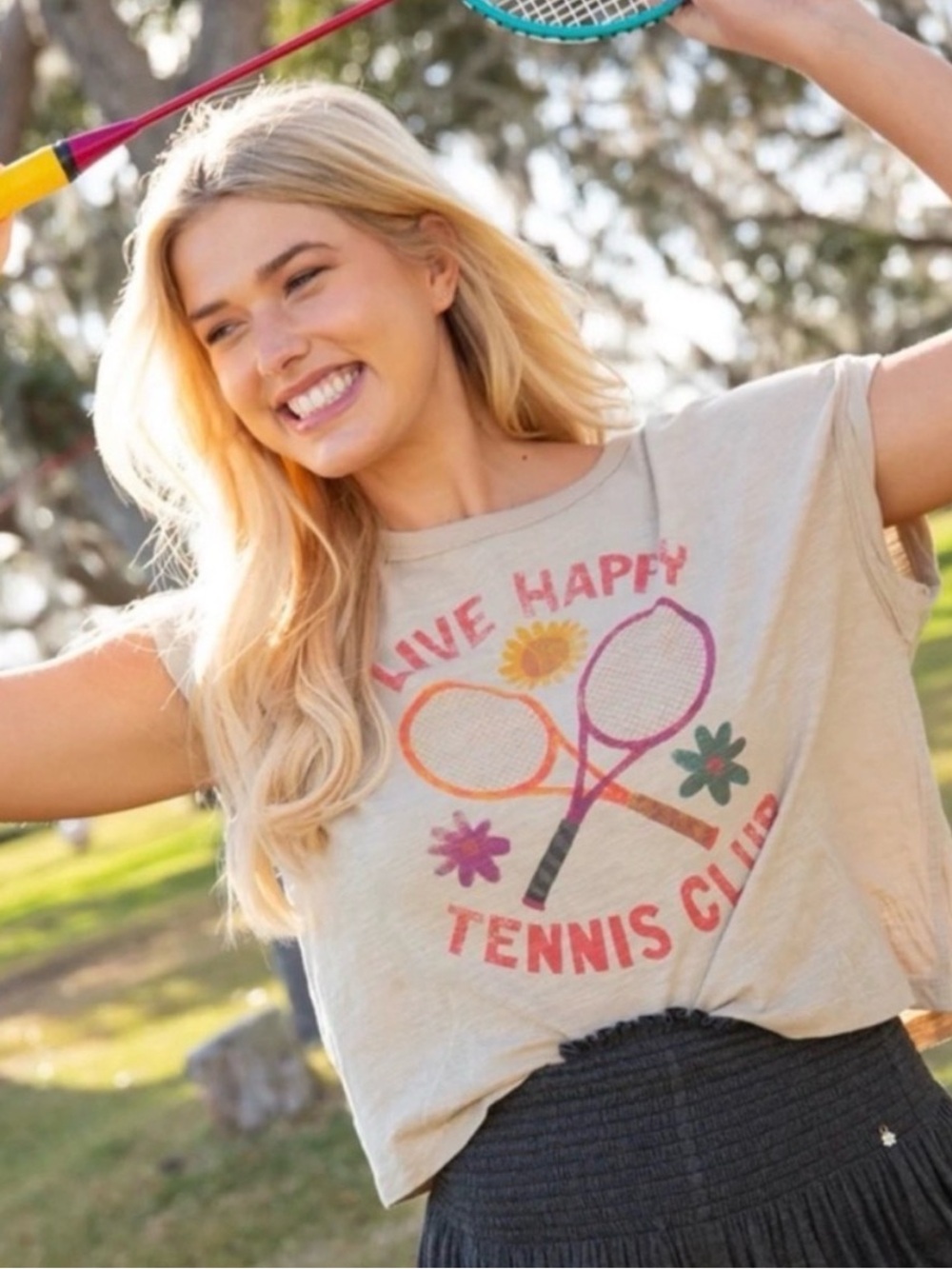 Natural Life Tennis Tee